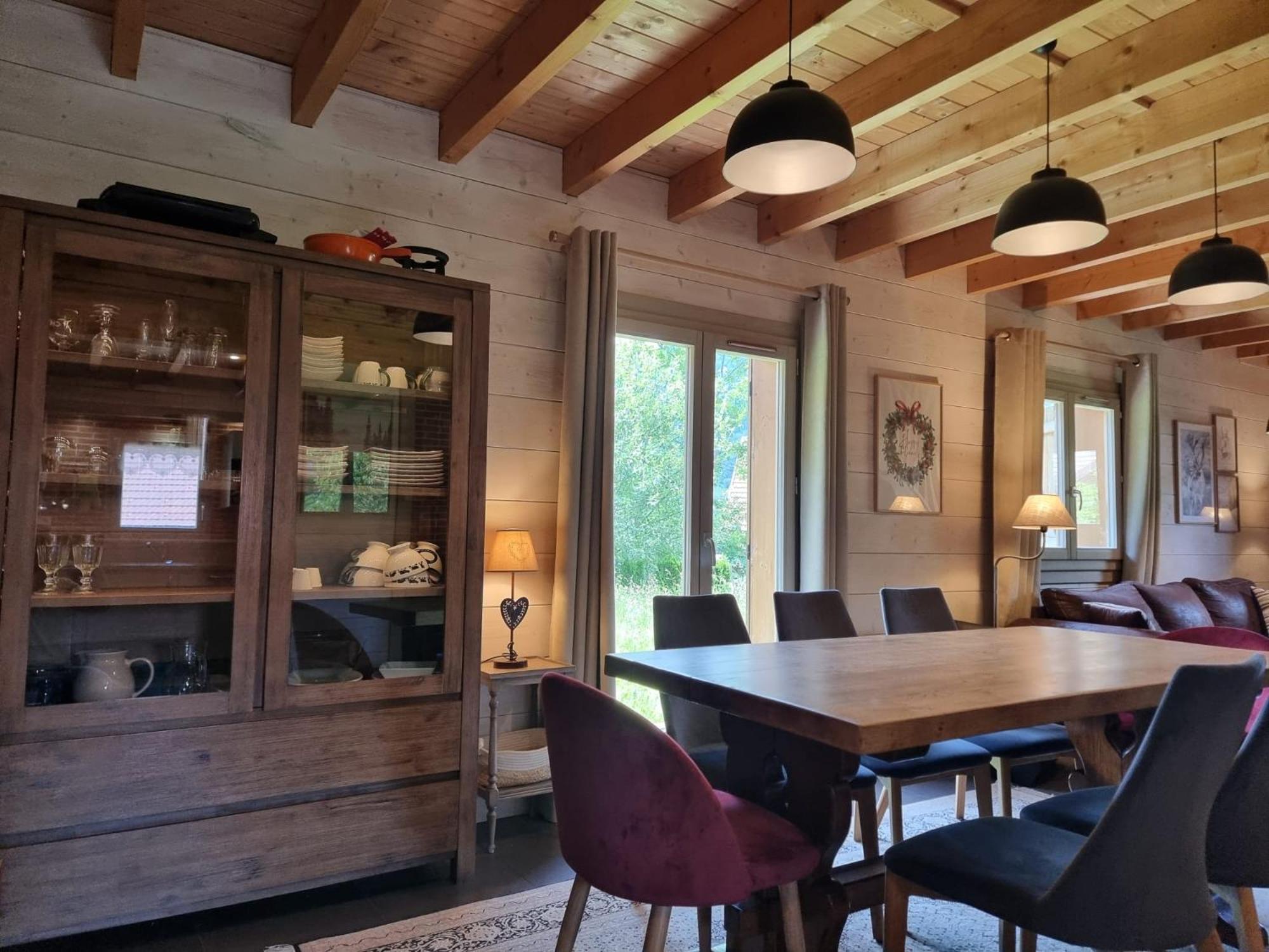 Le Chalet Du Pere Michel, Jacuzzi, Sauna, Jardin La Bresse Buitenkant foto