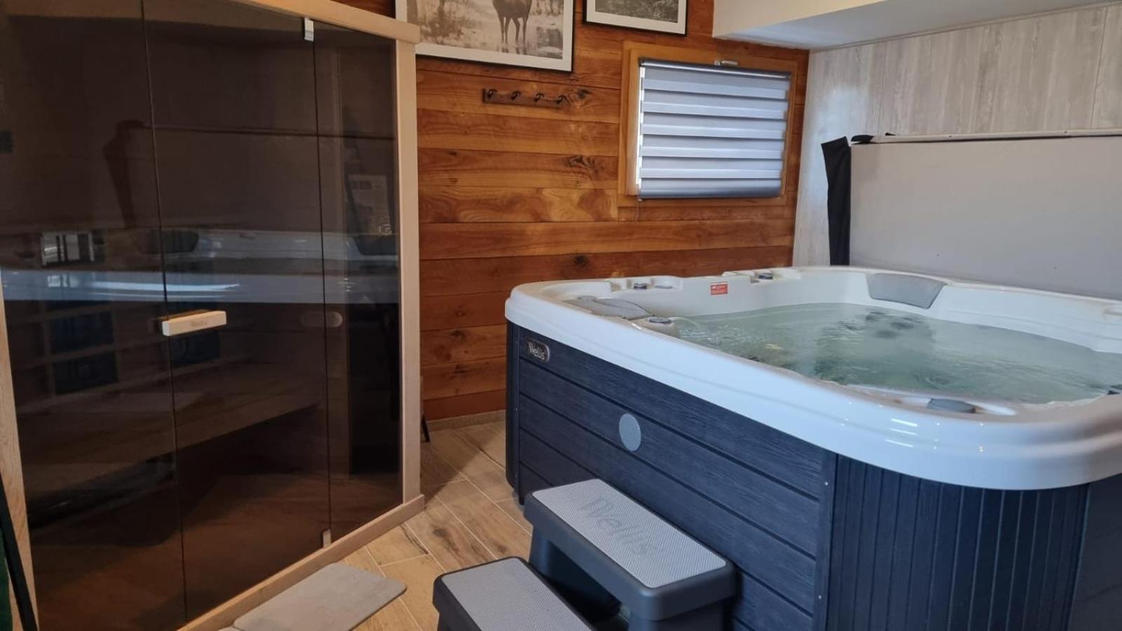 Le Chalet Du Pere Michel, Jacuzzi, Sauna, Jardin La Bresse Buitenkant foto